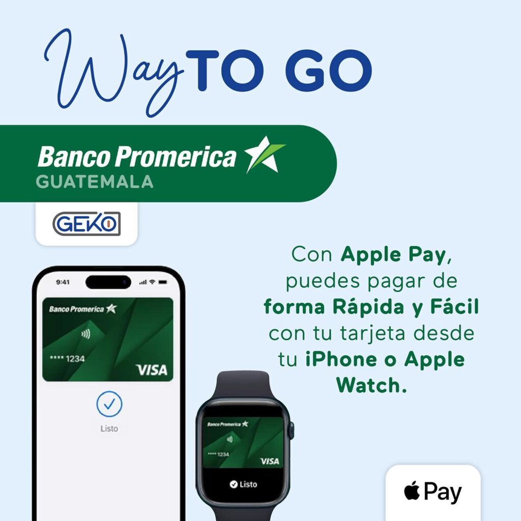 Digital Geko implementa la integración de Apple Pay para Banco Promerica